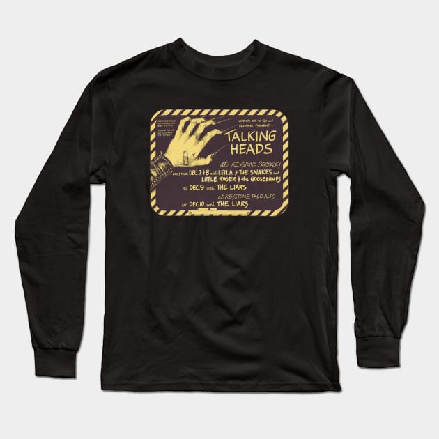 Talking Heads at Keystone Berkeley Long Sleeve T-Shirt by blackypaw